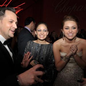 Joel Madden Miley Cyrus and Nicole Richie at event of The 82nd Annual Academy Awards 2010