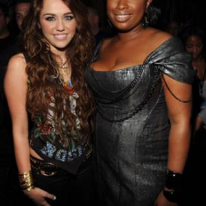 Miley Cyrus and Jennifer Hudson