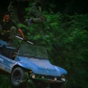 Sergio Kato on a dangerous scene Check it out Sergio never let it go from the buggy Dangerous Scene pictures from Film Flying Virus2001