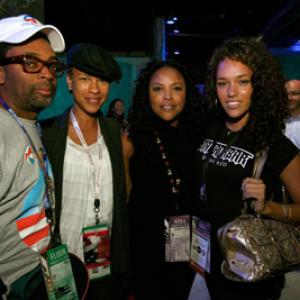 Spike Lee Lynn Whitfield Tonya Lewis Lee and Grace Gibson
