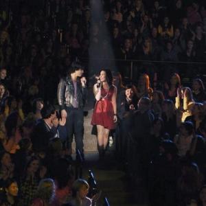 Still of Demi Lovato and Joe Jonas in Camp Rock 2 The Final Jam 2010
