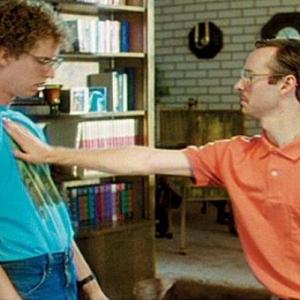 Still of Aaron Ruell and Jon Heder in Napoleon Dynamite 2004
