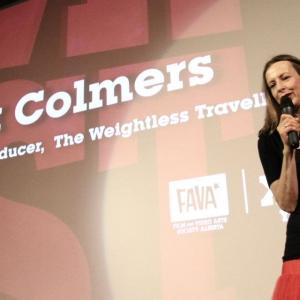 writer/director/producer Eva Colmers, Best Production The Weightless Traveller at FAVA Gala, Edmonton