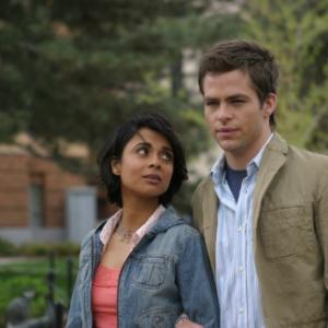 Still of Anjali Jay and Chris Pine in Blind Dating (2006)
