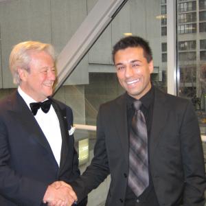 Gordon Pinsent  Won Genie Best Performance by an Actor in a Leading Role for Away from Her 2006 with Mani Nasry at 32nd Genie Awards 2012