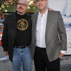 Greg Rucka and Steve Lieber at event of Baltoji puga (2009)