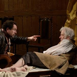 As Richard Burbage with Austin Pendleton as Shakespeare The Last Will Abingdon Theater NY 2013