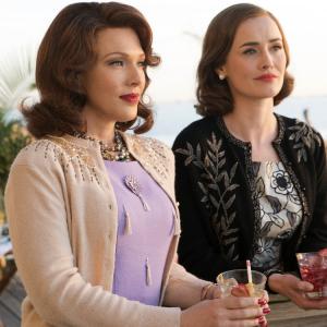 Still of Dominique McElligott and Erin Cummings in The Astronaut Wives Club 2015