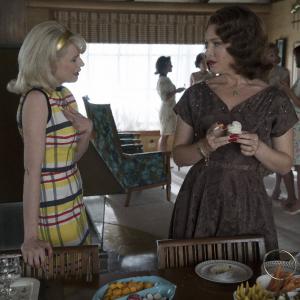 Still of Erin Cummings and Antonia Bernath in The Astronaut Wives Club (2015)