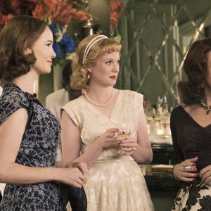 Still of Dominique McElligott Erin Cummings and Zoe Boyle in The Astronaut Wives Club 2015