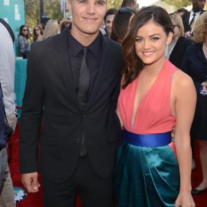 Lucy Hale and Chris Zylka at event of 2012 MTV Movie Awards 2012