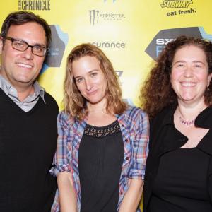 Margaret Brown, Julie Goldman and Jeff Skoll at event of The Great Invisible (2014)