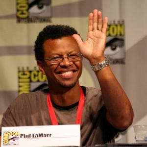 Phil LaMarr at the 2010 Comic-Con Cartoon Voices II panel