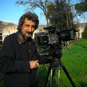 Gerardo Filming in Rome.
