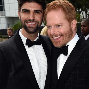 Jesse Tyler Ferguson and Justin Mikita at event of The 66th Primetime Emmy Awards 2014