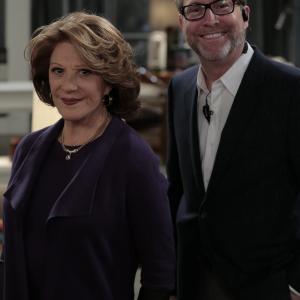 Linda Lavin and I on the set of 