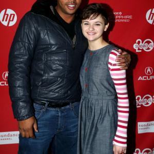 Donald Faison and Joey King at event of Wish I Was Here 2014