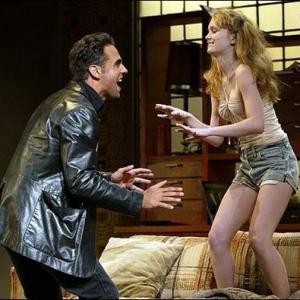 Halley Wegryn Gross with Bobby Cannavale in Hurlyburly Off Broadway 2005