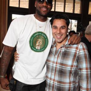 LeBron James and Kristopher Belman at event of More Than a Game (2008)