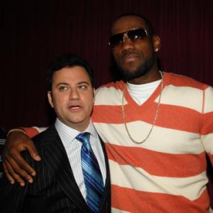 Jimmy Kimmel and LeBron James