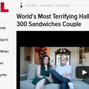 Jezebel features Livias video 300 Sandwiches The Halloween Costume