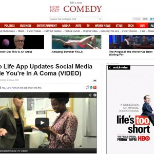 The Huffington Post features Livia's video 
