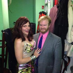 2014 Channy Award nominee for Best Actress host with Henry Zebrowski (The Wolf of Wall Street).