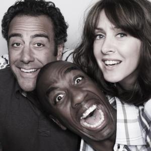 Still of Joely Fisher Brad Garrett and JB Smoove in Til Death 2006