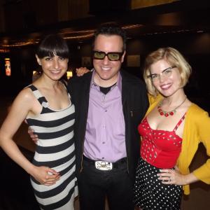 Hanging with director, Paul Bunnell & actress/filmmaker, Avital Ash at Dances with Films screening of 