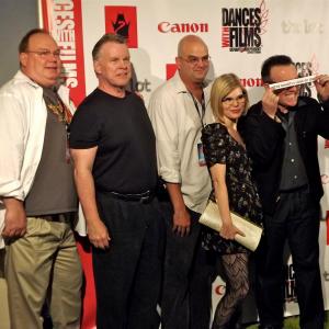 The DANCES WITH FILMS green carpet for The Ghastly Love of Johnny X with Paul Bunnell Jed Rowen  Mark Willoughby