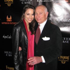 Tessa Munro and Stanley B Herman on the Silver Case red carpet Jan 15 2011