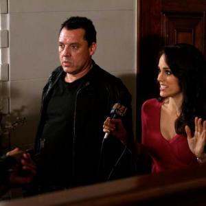 Tom Sizemore and Tessa Munro -- still shot from the feature film, 