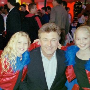 Thing One Danielle Churchran and Thing Two Brittany Oaks at The Cat in the Hat premiere with Alec Baldwin