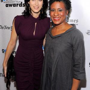 Cherien Dabis and Michelle Byrd at the IFPs 19th Annual Gotham Independent Film Awards at Cipriani Wall Street