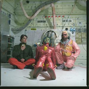 Still of Wayne Coyne, Steven Drozd and Michael Ivins in Christmas on Mars (2008)