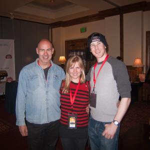 Justin Lutsky and Ashley Jensen at the Vail Film Festival 2010