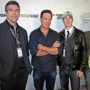 Justin Lutsky, Patrick Warburton, Clint Carmichael and Brett Simmons at the LA Comedy Shorts Fest 2010.