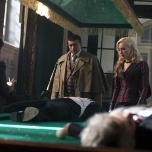 Still of Ben Miles, Victoria Smurfit and Tamer Hassan in Dracula (2013)