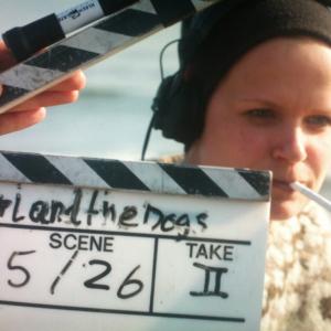 On the shoot of The Girl and the Dogs