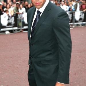 Joey Ansah arrival at Bourne Ultimatum London premiere