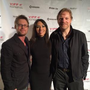 KajErik Eriksen Alex Zahara and Carmen Moore arrive at the 2014 Vancouver International Film Festival opening gala