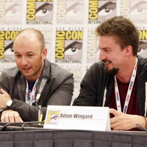 Adam Wingard and Simon Barrett at event of Youre Next 2011
