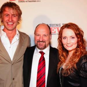 Bart Bronson, David Turrell, and Gillian Emmett at the premiere of 