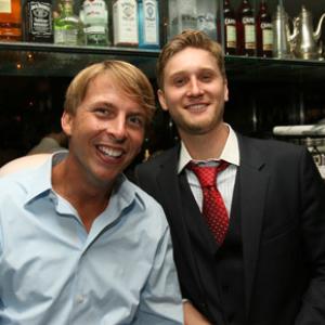 Jack McBrayer and Aaron Staton at event of MAD MEN Reklamos vilkai 2007