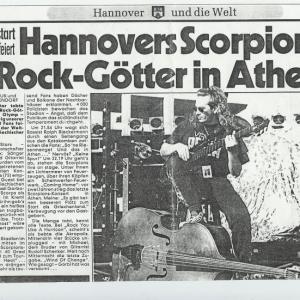 Ralph Rieckermann Newspaper Rock Gods in Athens Tour start