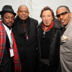 Forest Whitaker, Jamie Foxx, Bruce Springsteen and Will.i.am