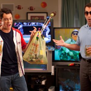 Still of Johnny Knoxville and Rob Riggle in Nature Calls (2012)