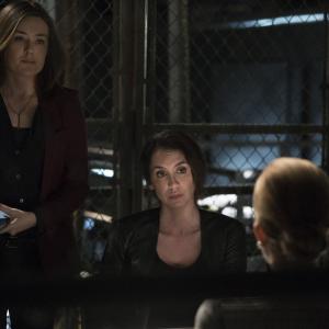 Still of Megan Boone and Mozhan Marn in The Blacklist 2013