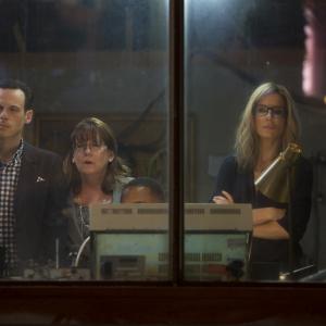 Still of Sandra Bullock, Ann Dowd, Scoot McNairy and Zoe Kazan in Our Brand Is Crisis (2015)