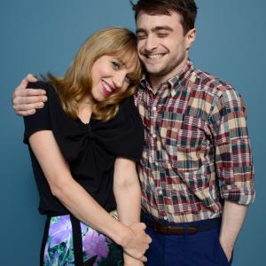 Daniel Radcliffe and Zoe Kazan at event of The F Word (2013)